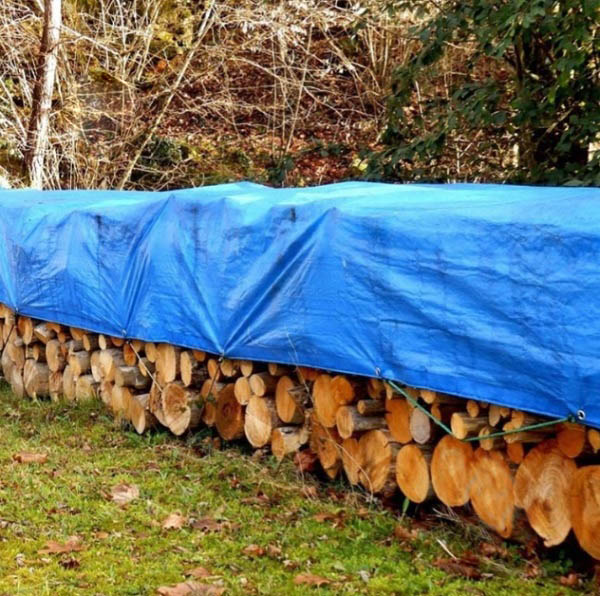 Тент Agreen 120 г/кв м, 4x5 м синій