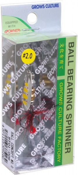 Блесна GStream Ball Bearing Spinner Grows Culture 2.0 #6 6 г silver