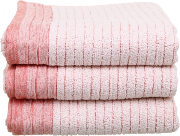 Рушник Stripe Natural 50x90 см рожевий La Nuit 