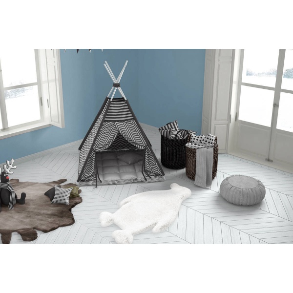 Килим Kayoom Lovely Kids Penguin White 52 см x 90 см 