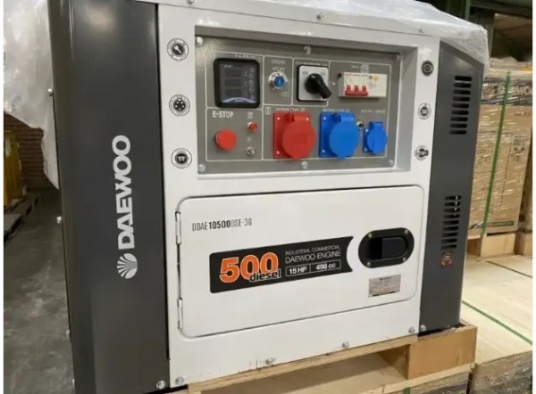 Електрогенераторна установка Daewoo 6,7 кВт / 8,1 кВт 230 В DDAE10500DSE-3G дизель