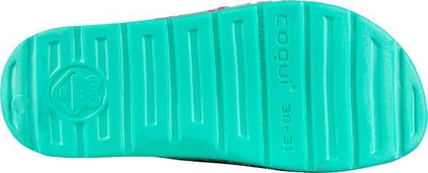 Шльопанці Coqui Long Printed 6375 102413 р. 34/35 м'ятний
