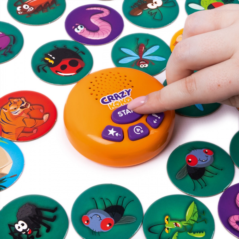 Гра настільна Roter Kafer зі звуковим модулем Хаос у джунглях RK1220-01