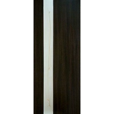 Двері полотно Дзеркало 2 90 см венге глухе