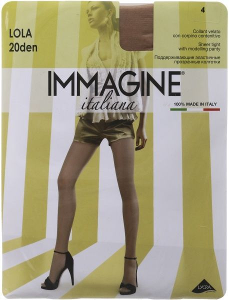 Колготки женские Immagine Lola 20 Den Pesca р. 4 персиковый 1 шт. 