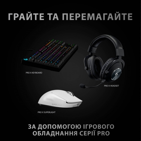 Мышка Logitech G Pro X Superlight Wireless White (L910-005942) 