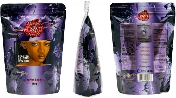 Кава в зернах Trevi Арабіка Ефіопія Їграчоф 250 г 4820140050811 