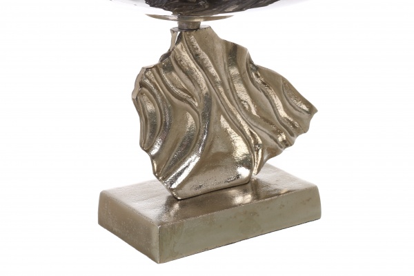 Фруктовница PANACHE Pacifica 28 см темно-синий с белым/никель 