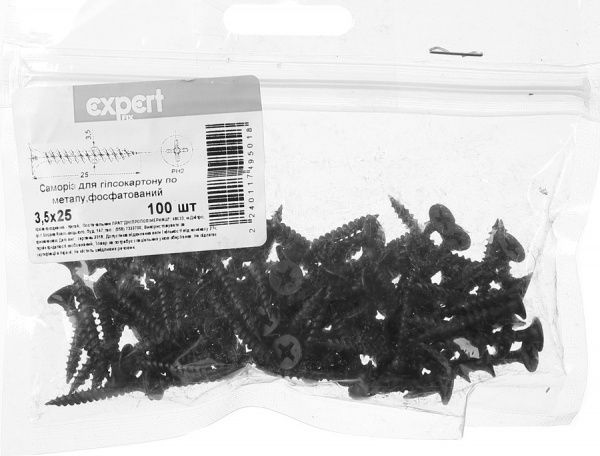 Саморез по металлу 3.5x25 мм 100 шт Expert Fix