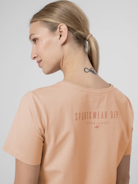 Футболка 4F WOT-SHIRT TSD028 H4Z22-TSD028-65S р.S светло-розовый