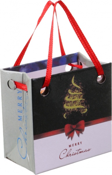 Сувенир новогодний в сумочке 37228 светодиодная (LED) 