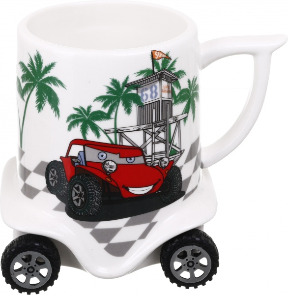 Чашка с колесами 400 мл Helios