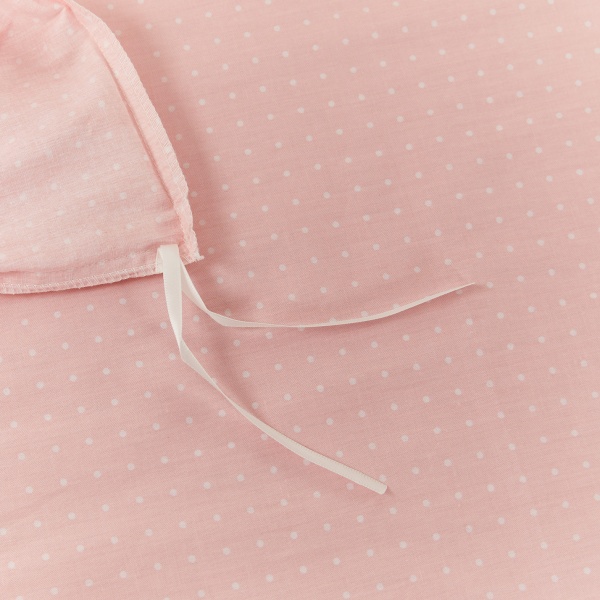 Комплект постельного белья Donuts 1,5 розовый с белым La Nuit 