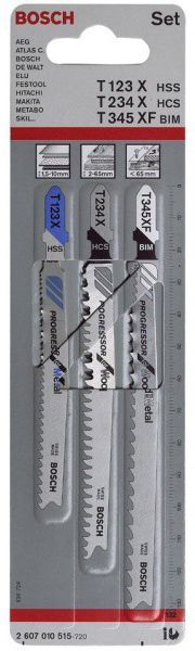 Набір пилок для електролобзика Bosch 3 шт.