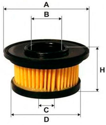 Фильтр топливный WIX Filters LPG GAS 8024 (999/1) 