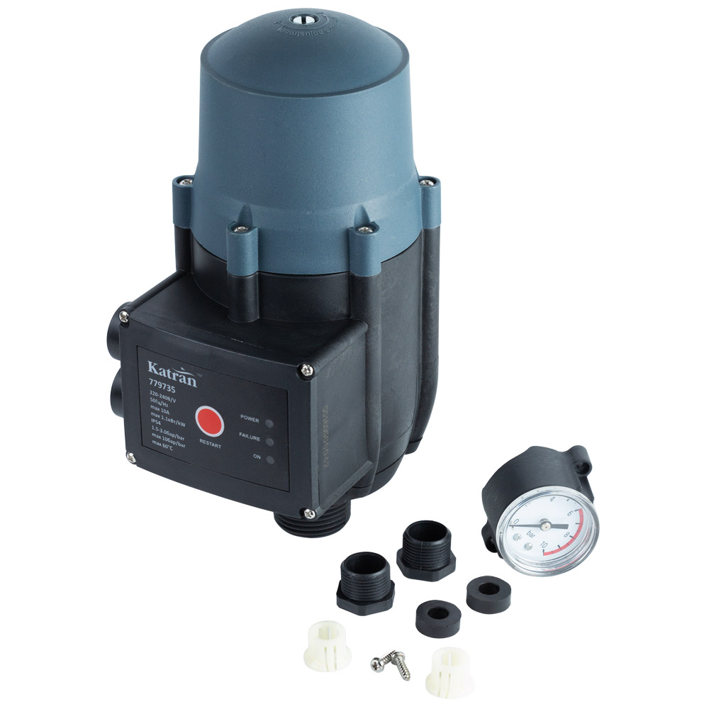 Контроллер давления Wetron электронный 1.1 кВт Ø1