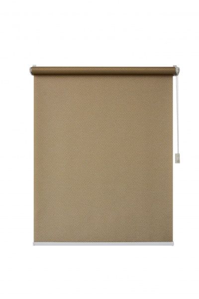 Ролета міні Gardinia Ріббед 72,5x170 см коричнева 