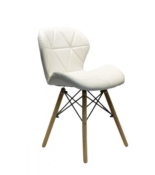 Стул обеденный Примтекс Плюс Roberto P-01 белый/бук