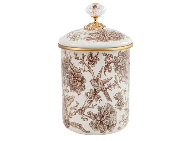 Банка для сипучих Пташка 1,5 л емаль 763-009 Elmani