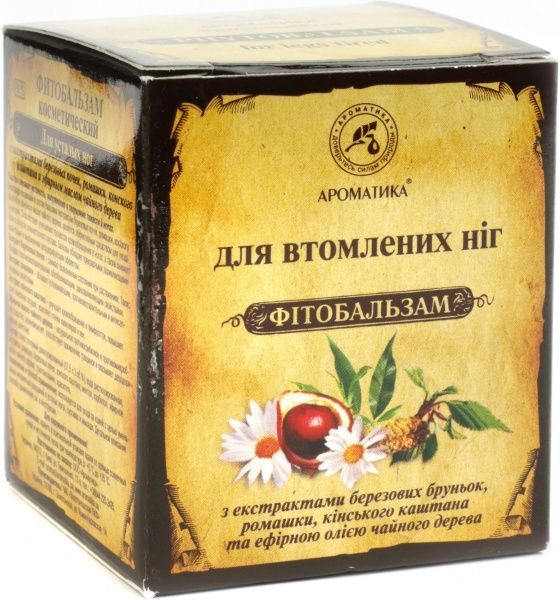 Фітобальзам Ароматика для втомлених ніг 50 мл