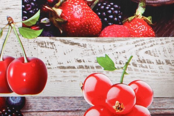 Клейонка на стіл UP! (Underprice) з підкладкою Ягоди 8662