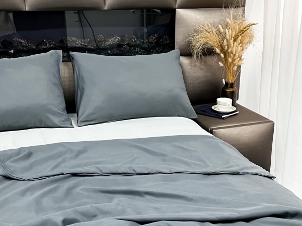 Комплект постельного белья Le Colore 2 серое серебро 