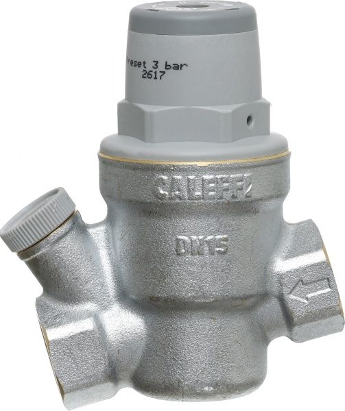 Редуктор зниження тиску Caleffi для гарячої води з отвором для манометра 533441H 