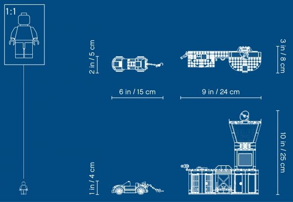 Конструктор LEGO City Воздушная полиция: авиабаза 60210