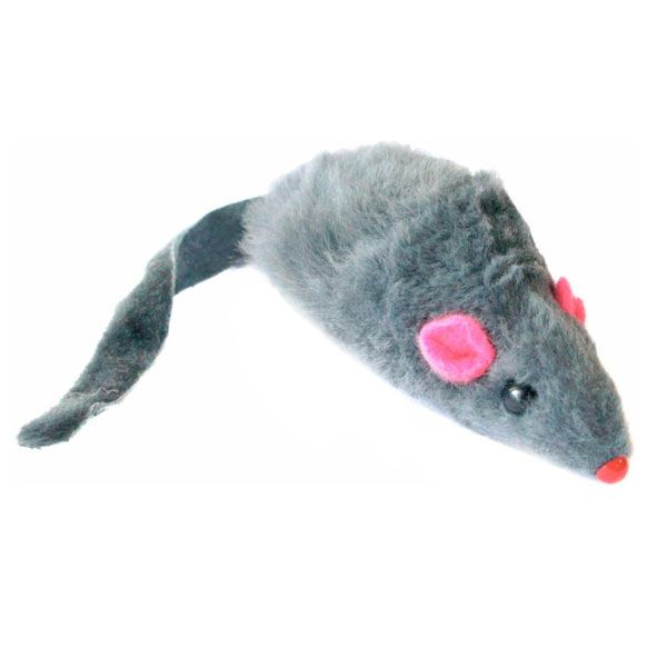 Іграшка для котів Topsi Мишка сіра 1621