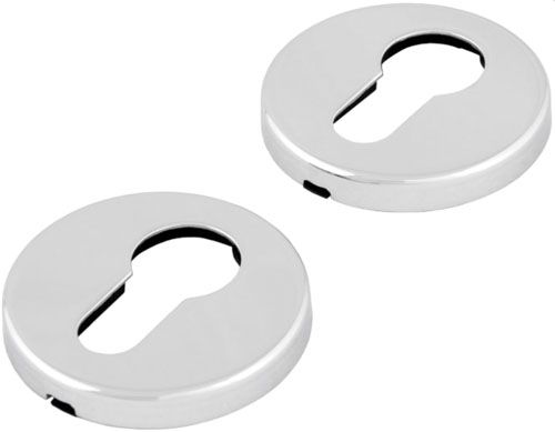 Накладка Forme кругла розетка циліндровий полірований хром