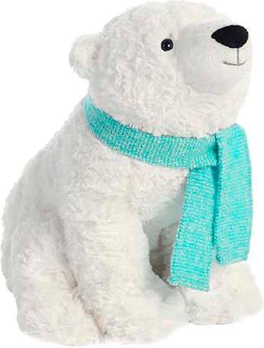 Мягкая игрушка Aurora Медведь полярный с шарфом 25 см 151214A