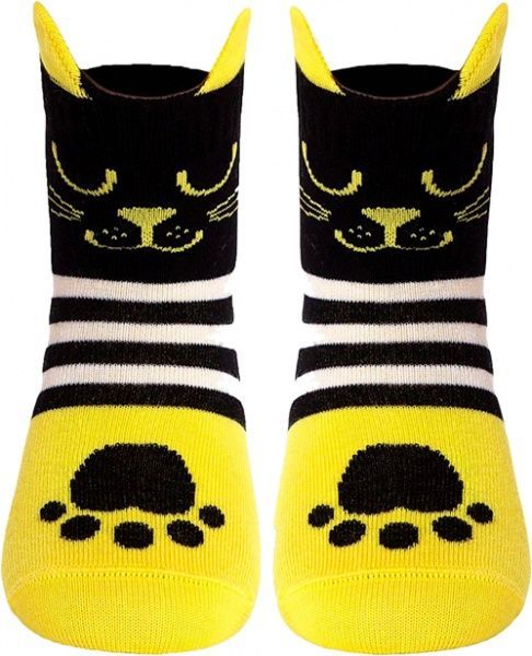 Шкарпетки дитячі Conte-Kids Tip-Top Кошенята 319 17С-59СП р.20 жовтий 