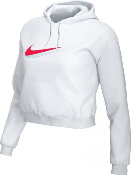 Джемпер Nike W NSW ICN CLSH FLC HOODIE FT CU5108-100 р. XL білий