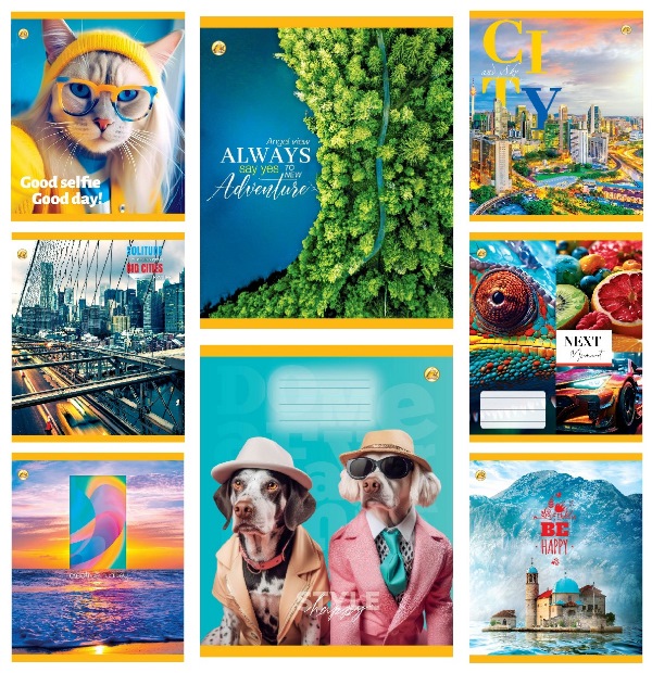 Зошит шкільний 96 аркушів клітинка