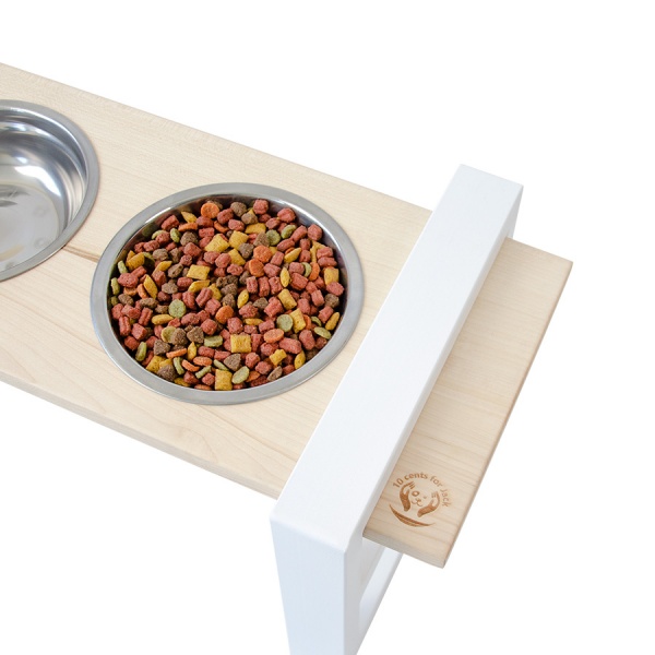 Годівниця 10 центів для Джека №1 M/L 2х600 мл білий