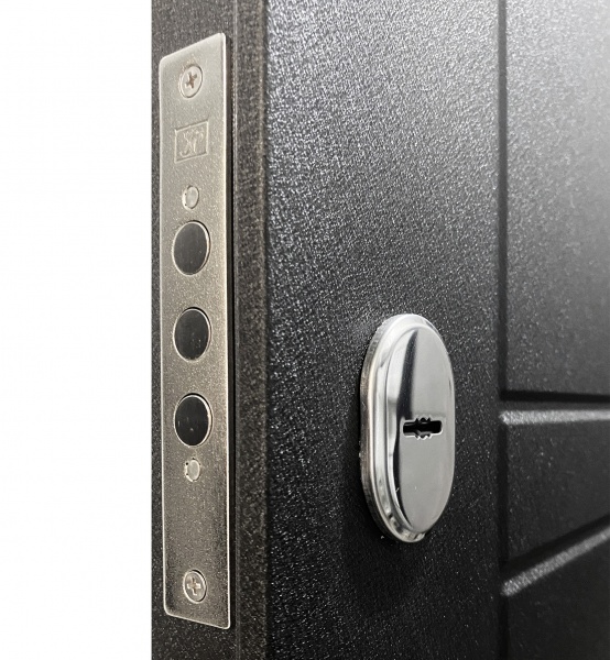 Двері вхідні Двері БЦ БЦ-132 чорний муар 2050x960 мм ліві