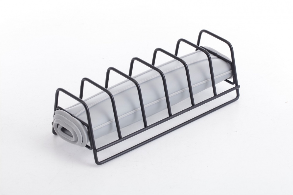 Сушарка для посуду Arino сірий/чорний (68804)