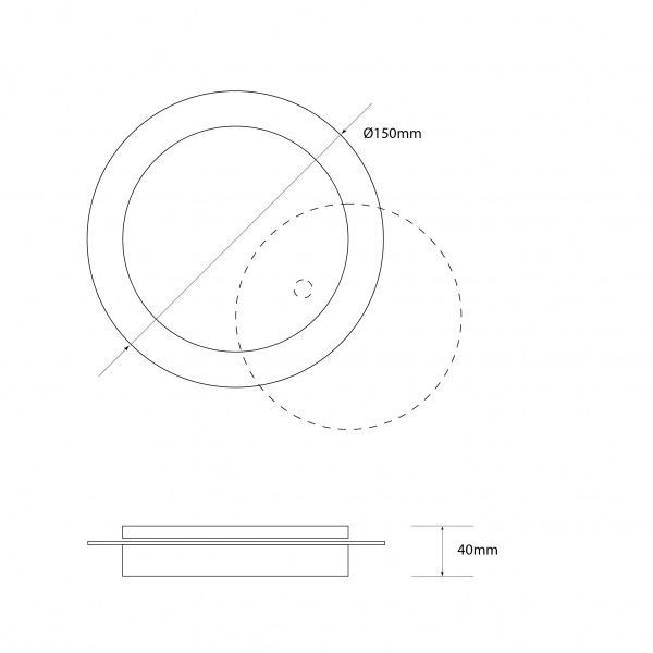 Светильник светодиодный Светкомплект LED WL TR1 WH 6 Вт белый 