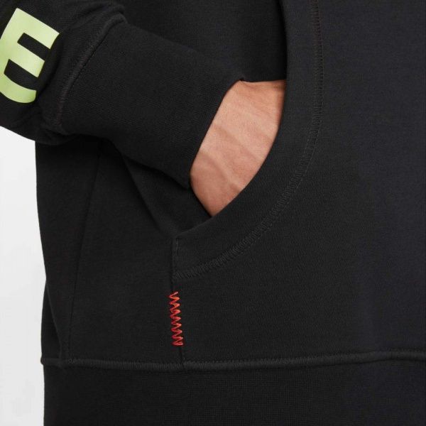 Джемпер Nike M NSW PO FT HOODIE WTOUR DA0931-010 р. L чорний