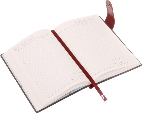 Щоденник недатований Смарт червоний ТЕКО A5 Е 510-12.62-306860