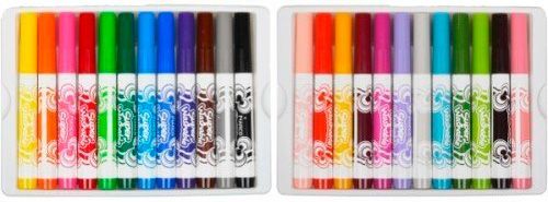 Фломастеры Super Washable Jumbo 24 шт Marco