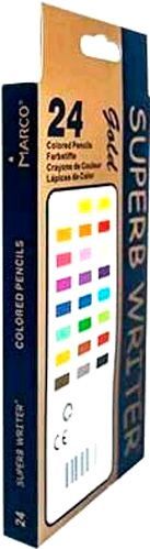 Олівці кольорові Superb Writer Gold E4100G-24CB Marco