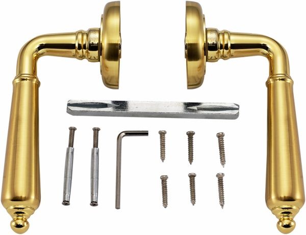 Ручка на розетці  MVM Z-1221 матова латунь