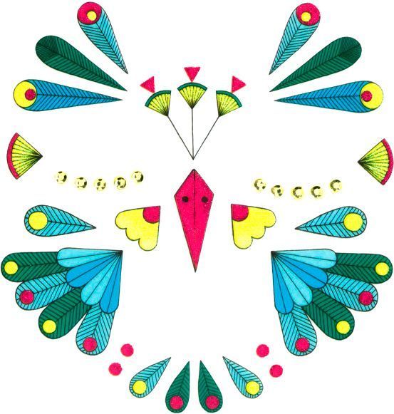 Наклейки для обличчя Djeco Птахи