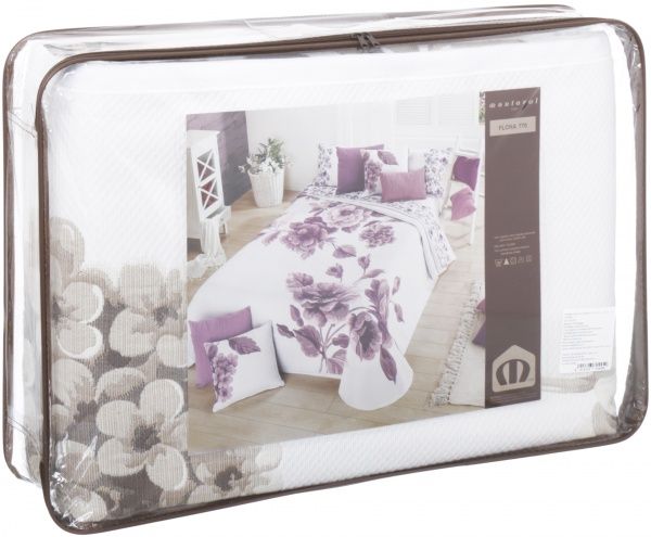 Покрывало Flora 235x270 см Manterol бежевый 