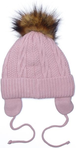 Комплект шапка + снуд Mari-Knit 0843 р.48-50 светлая пудра 