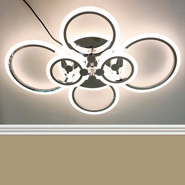 Люстра светодиодная Victoria Lighting Mercy/PL6 180 Вт хром 