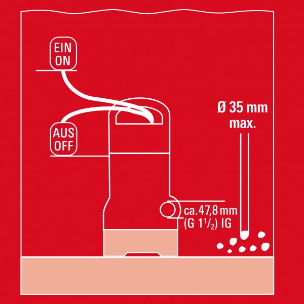 Насос дренажный Einhell GC-DP 9035 N 4170778 