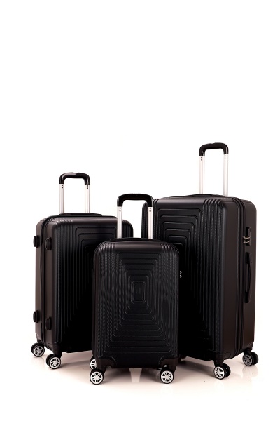 Валіза 100 л чорний MCS V360 на 4 колесах L 28