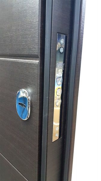 Двері вхідні Булат Престиж 156 венге горизонт темний 2050x850мм ліві